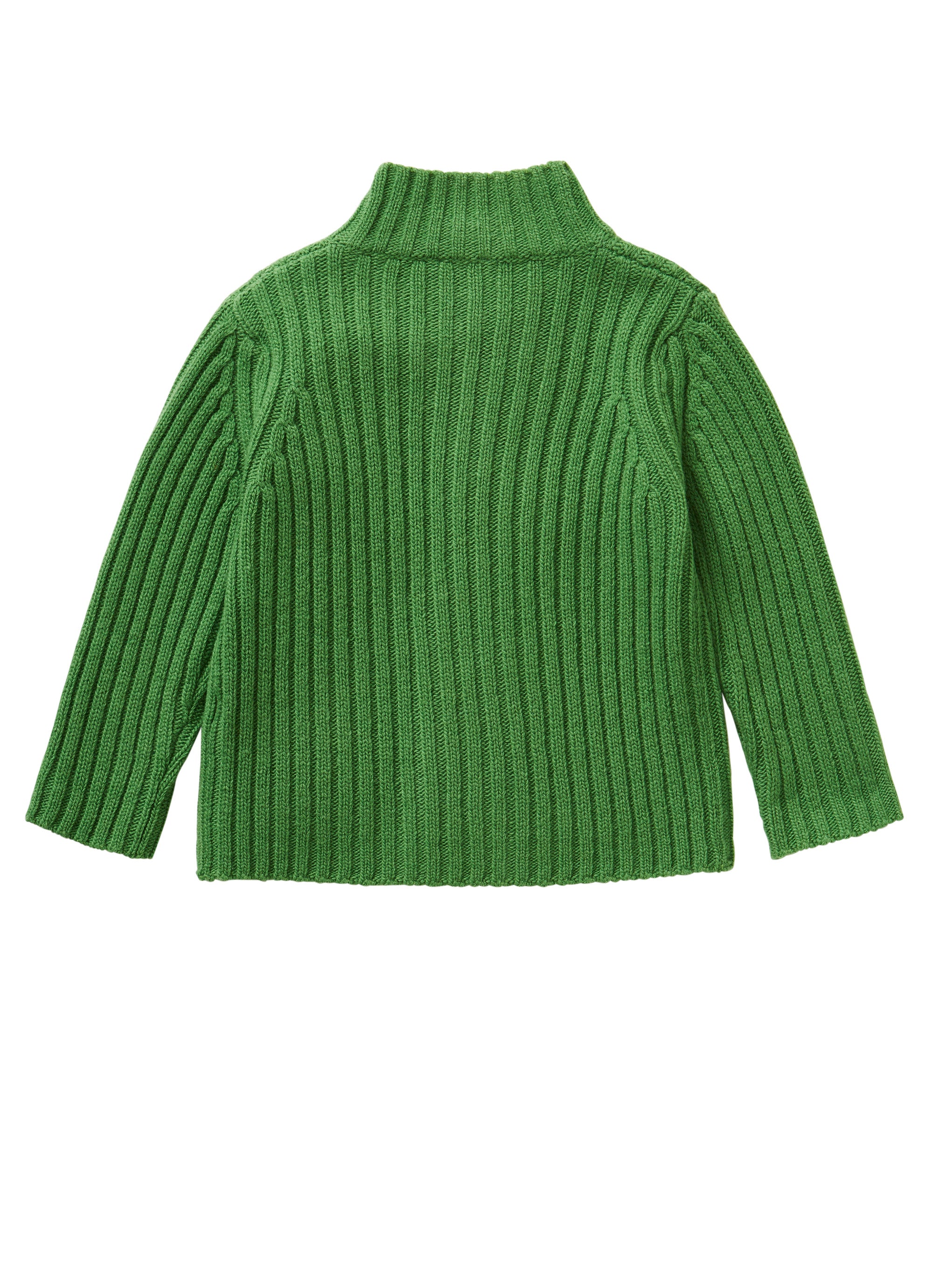 Tricot cardigan with double-breasted closure