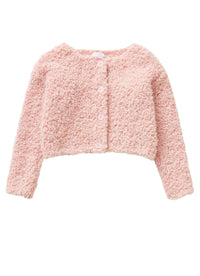 Pale pink short cardigan