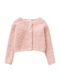 Pale Pink Short Cardigan