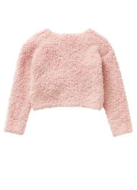 Pale pink short cardigan