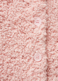 Pale pink short cardigan