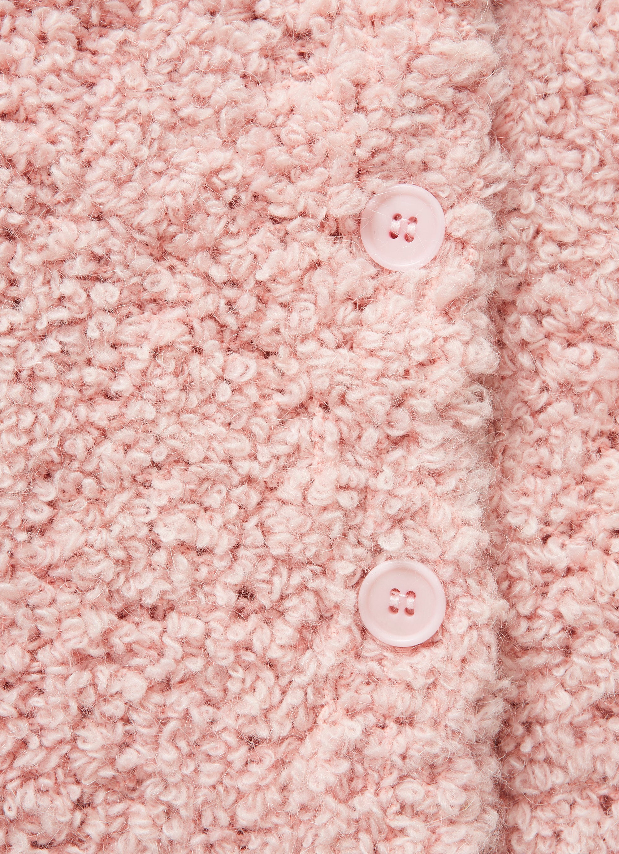 Pale pink short cardigan