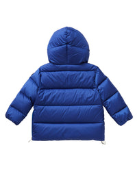 Down jacket with side vents
