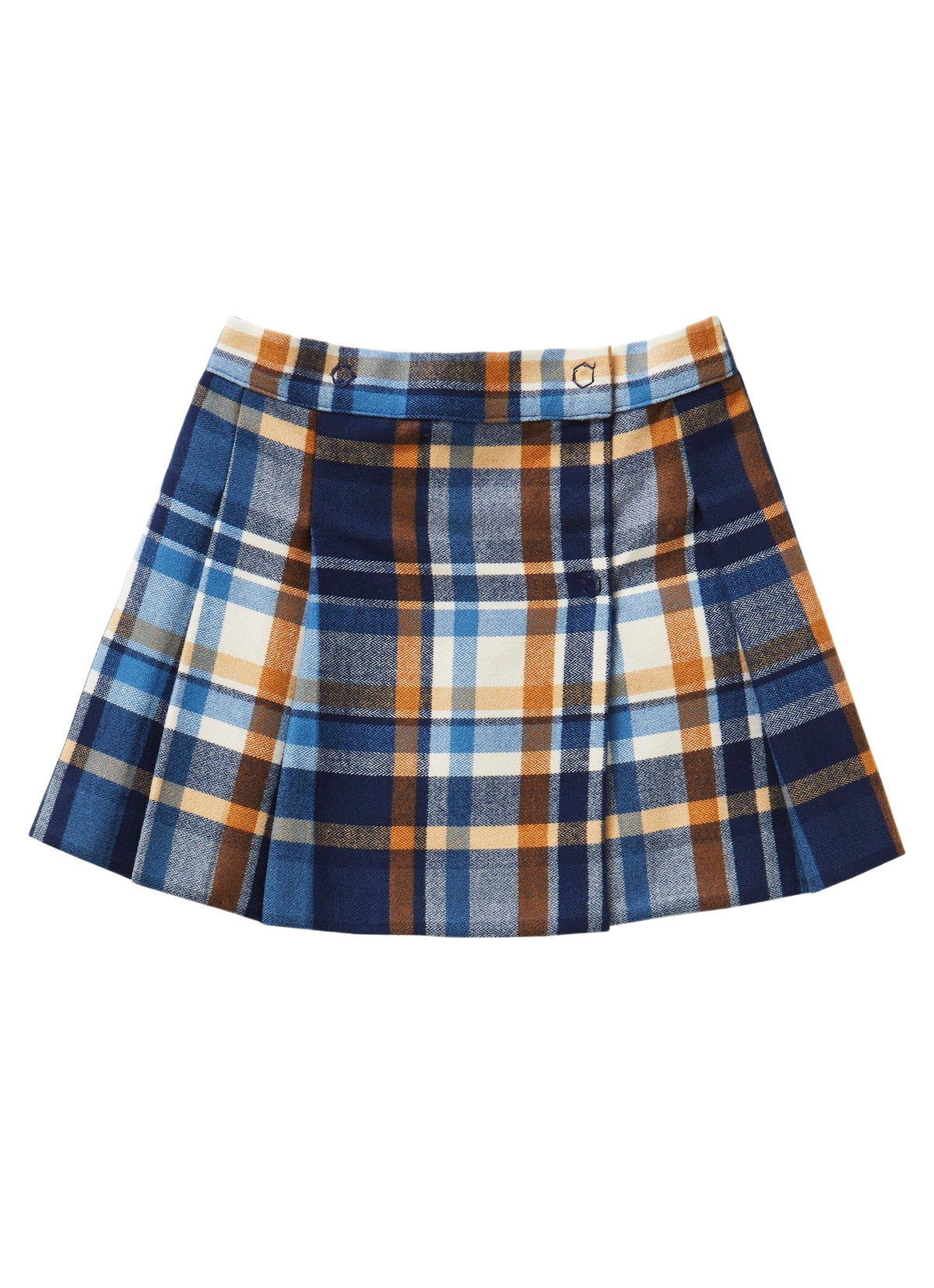 Tartan Wrap-Over Skirt