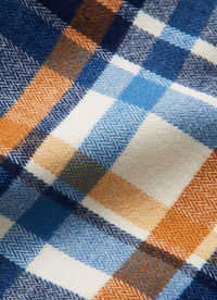 Tartan wrap-over skirt