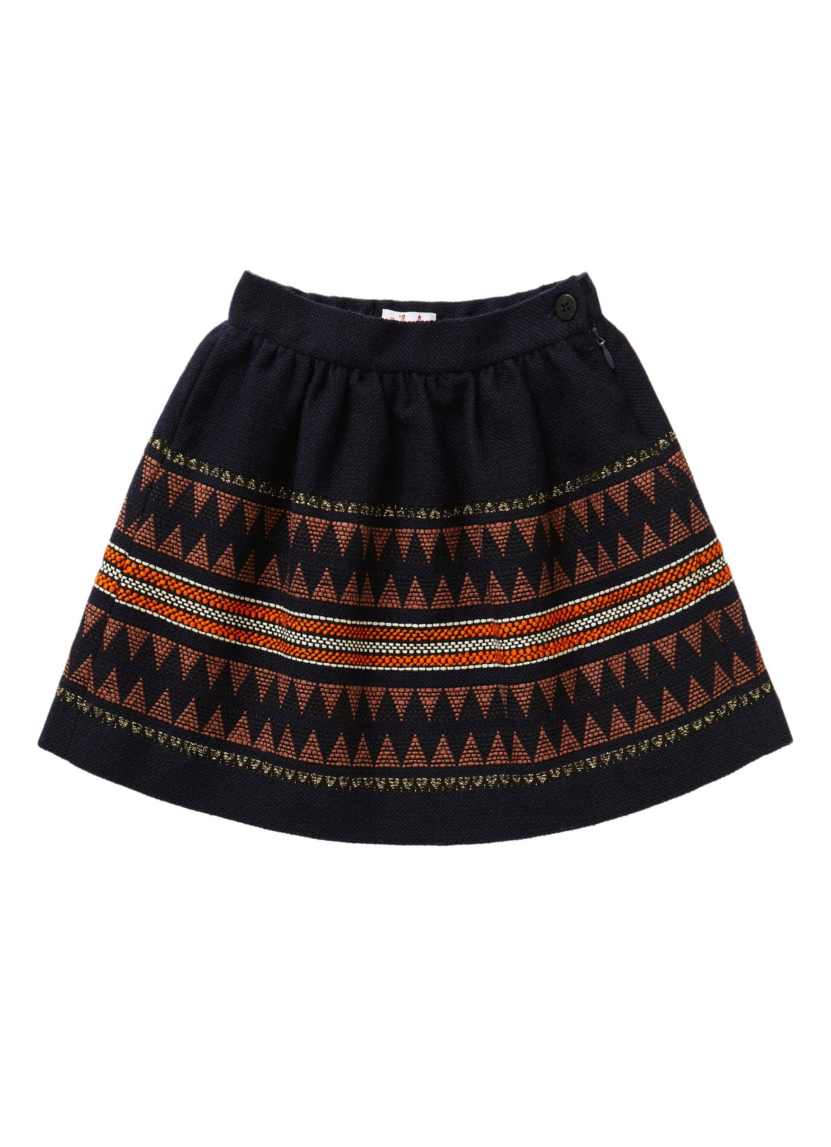 Balloon Skirt With Ethnic Designs