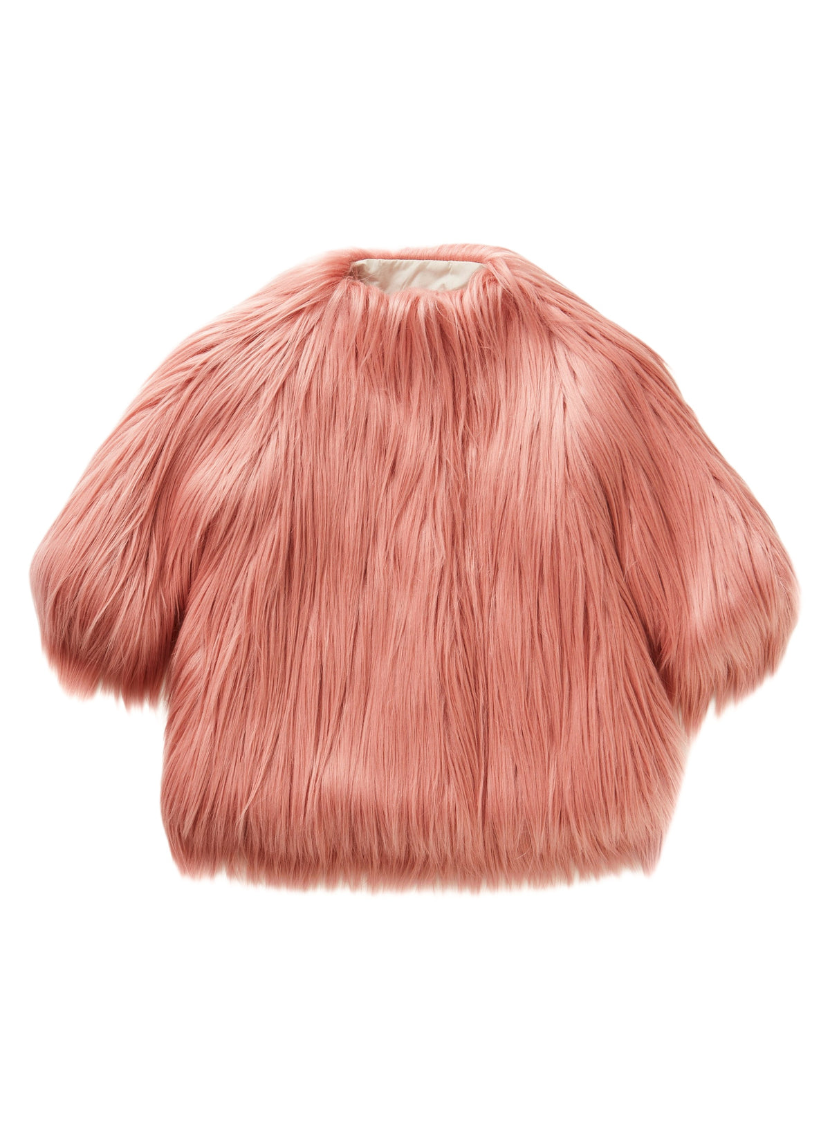 Faux Monkey Fur Overcoat