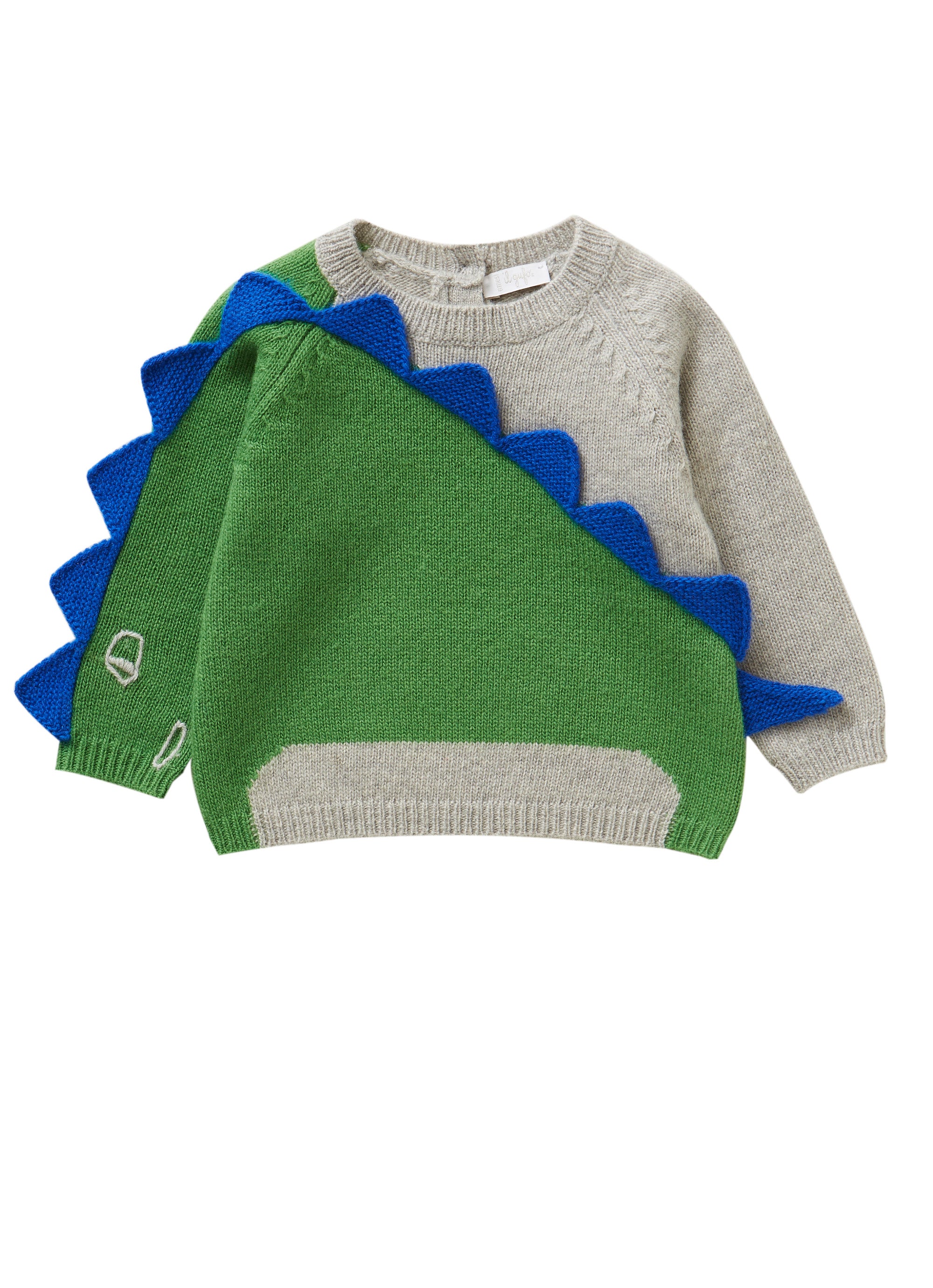 Sweater with dinosaur design