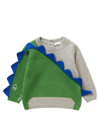 Sweater With Dinosaur Design