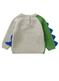 Sweater with dinosaur design