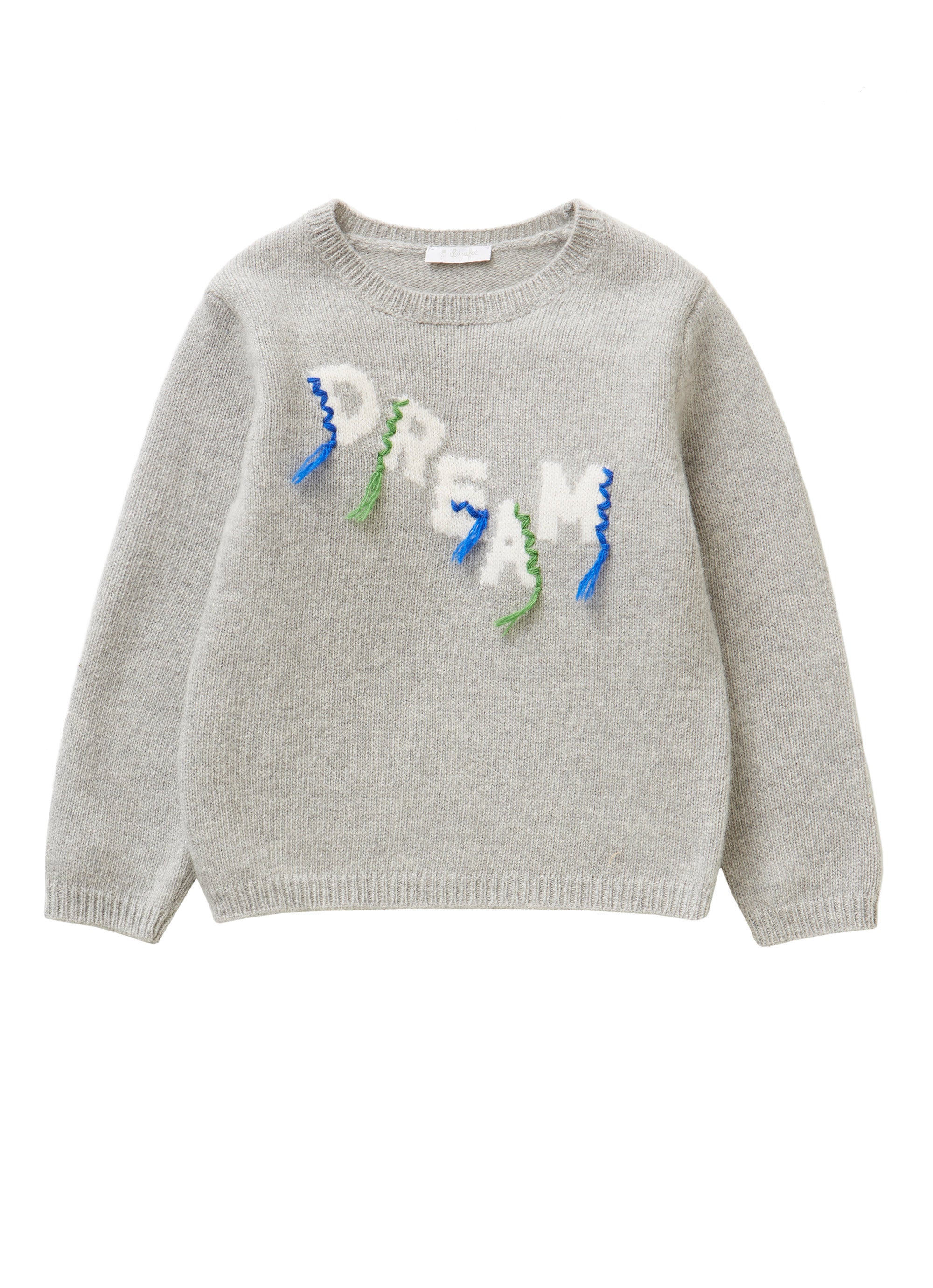 Dream tricot sweater with decorative threads