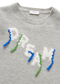 Dream tricot sweater with decorative threads
