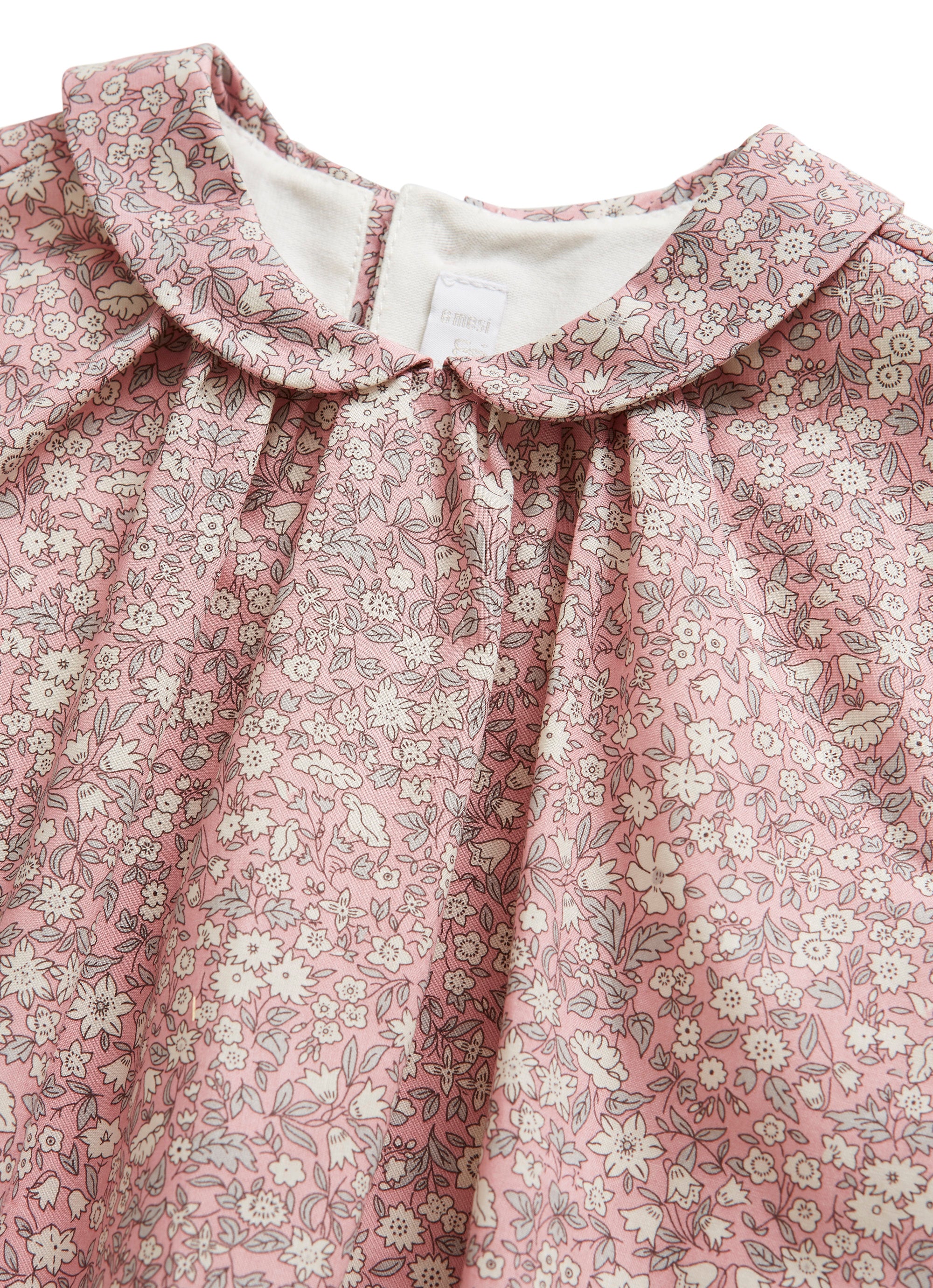 Shirt bodysuit with liberty print