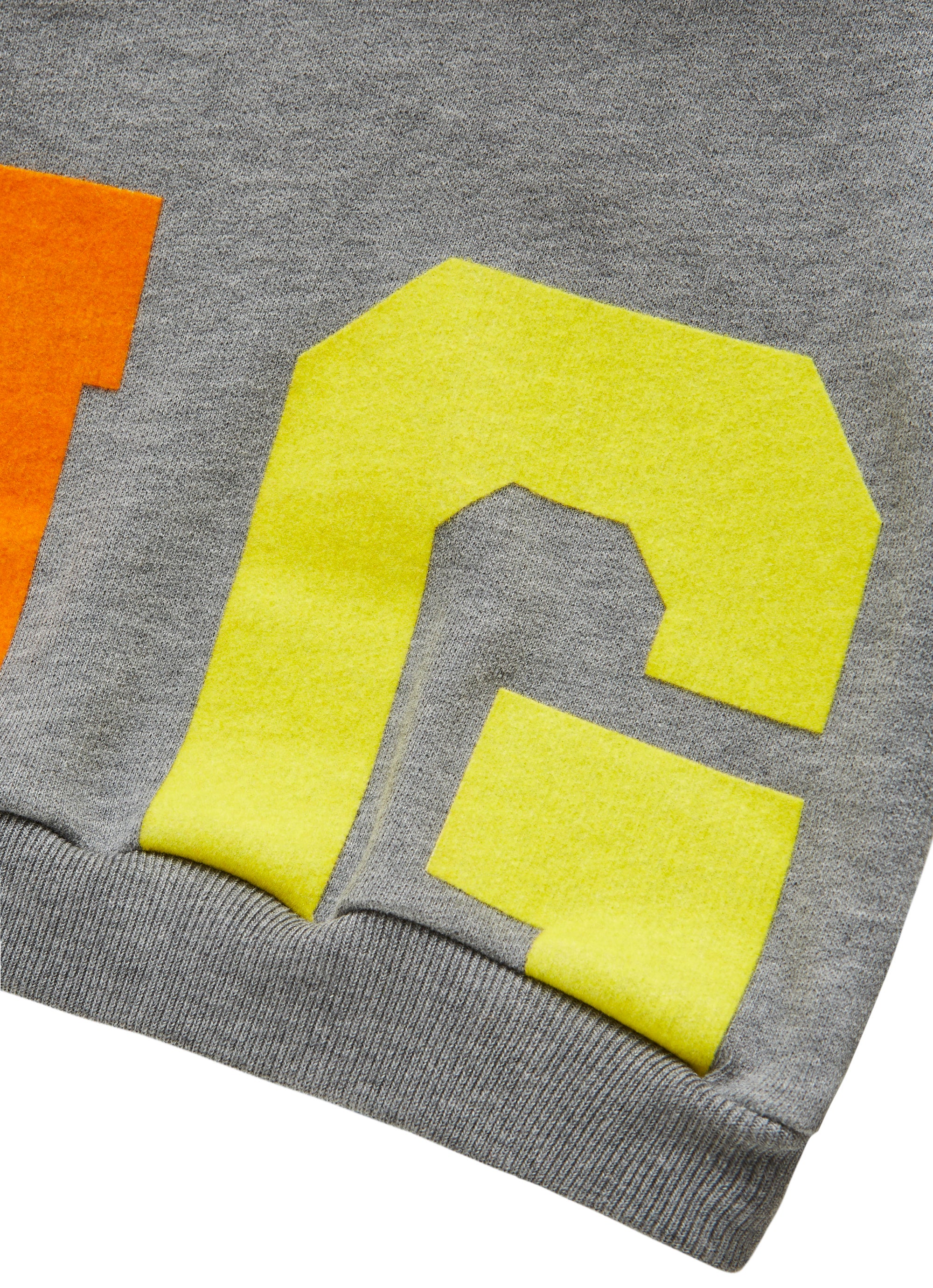 Il Gufo flock printed cotton sweatshirt.