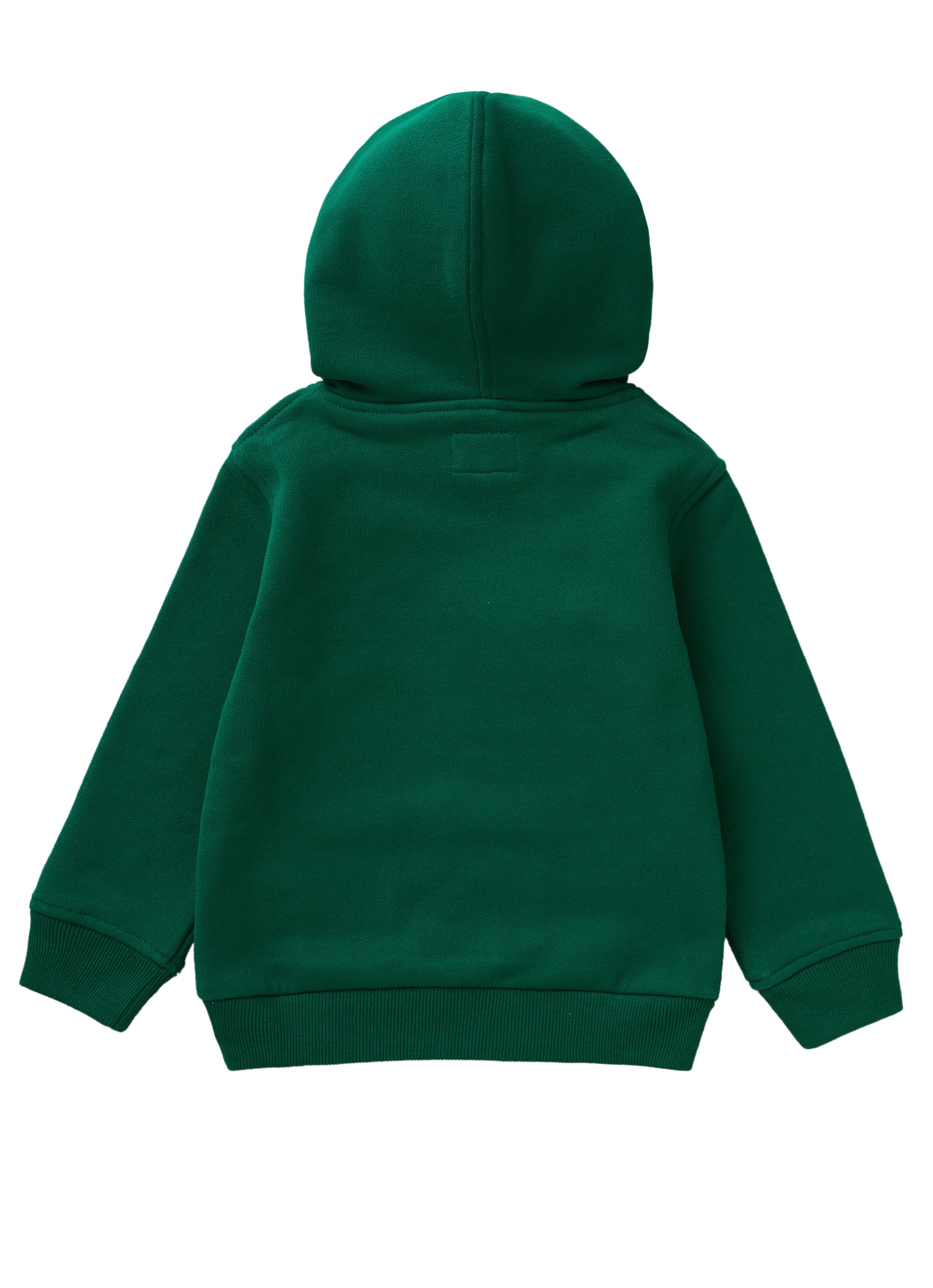 Sweatshirt with hood and lettering motif