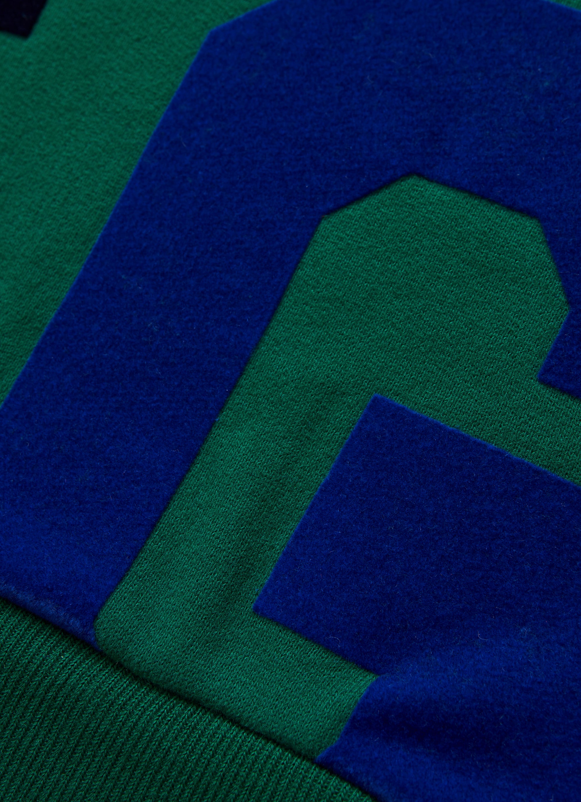 Sweatshirt with hood and lettering motif