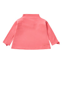 Turtleneck sweater with ruffles