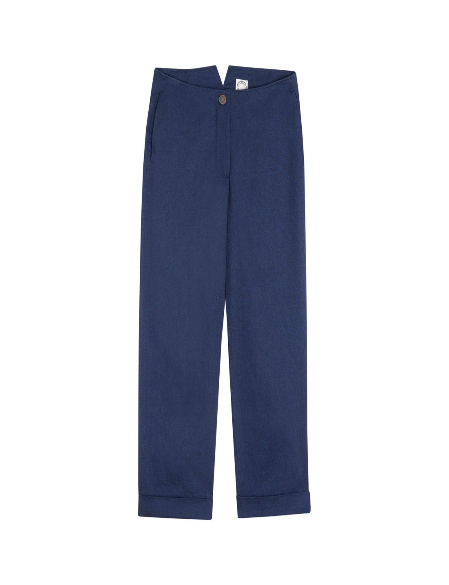 1qty RELIQUAT 85€ 0%  / Pantalon droit Constantin - Blue Petrole