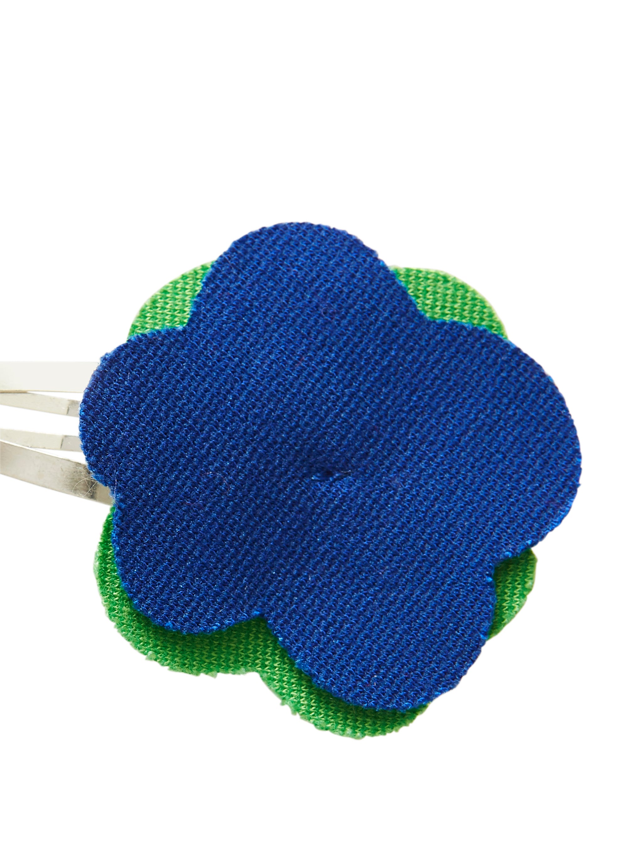 Hair slide with flower