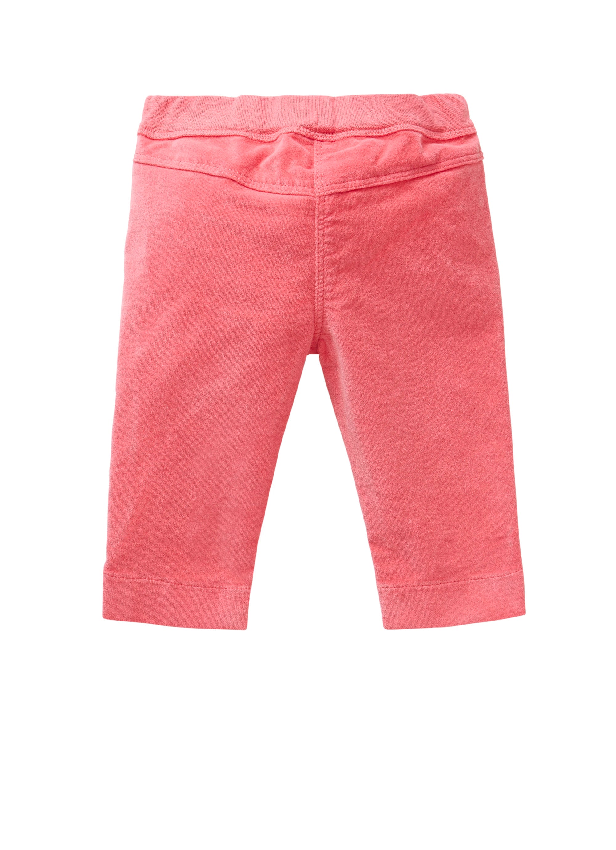 Velvet trousers - shocking pink