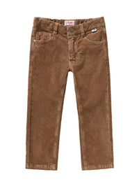 Medium wale corduroy trousers - brown
