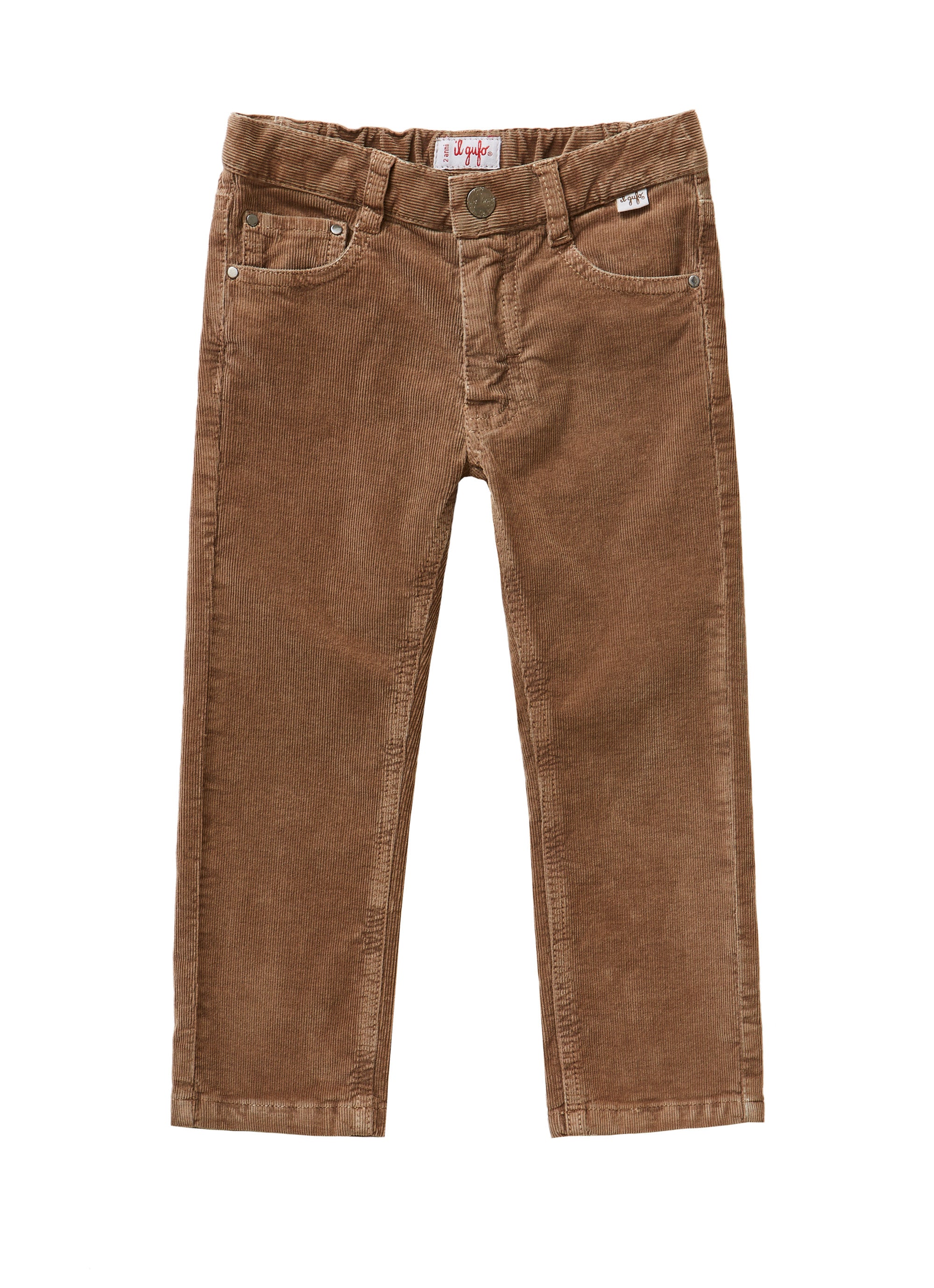 Medium wale corduroy trousers - brown