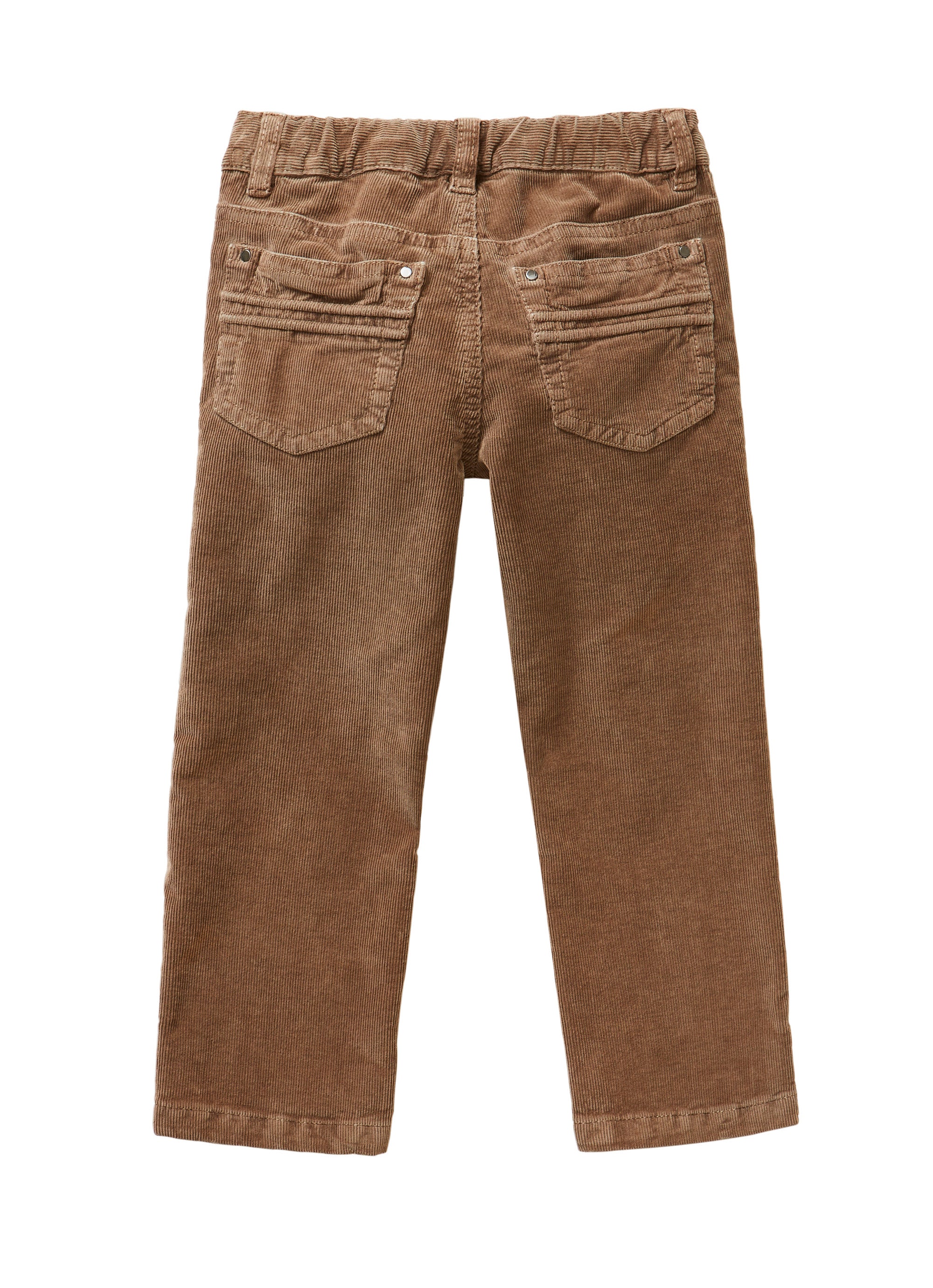 Medium wale corduroy trousers - brown