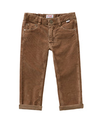 Medium wale corduroy trousers - brown