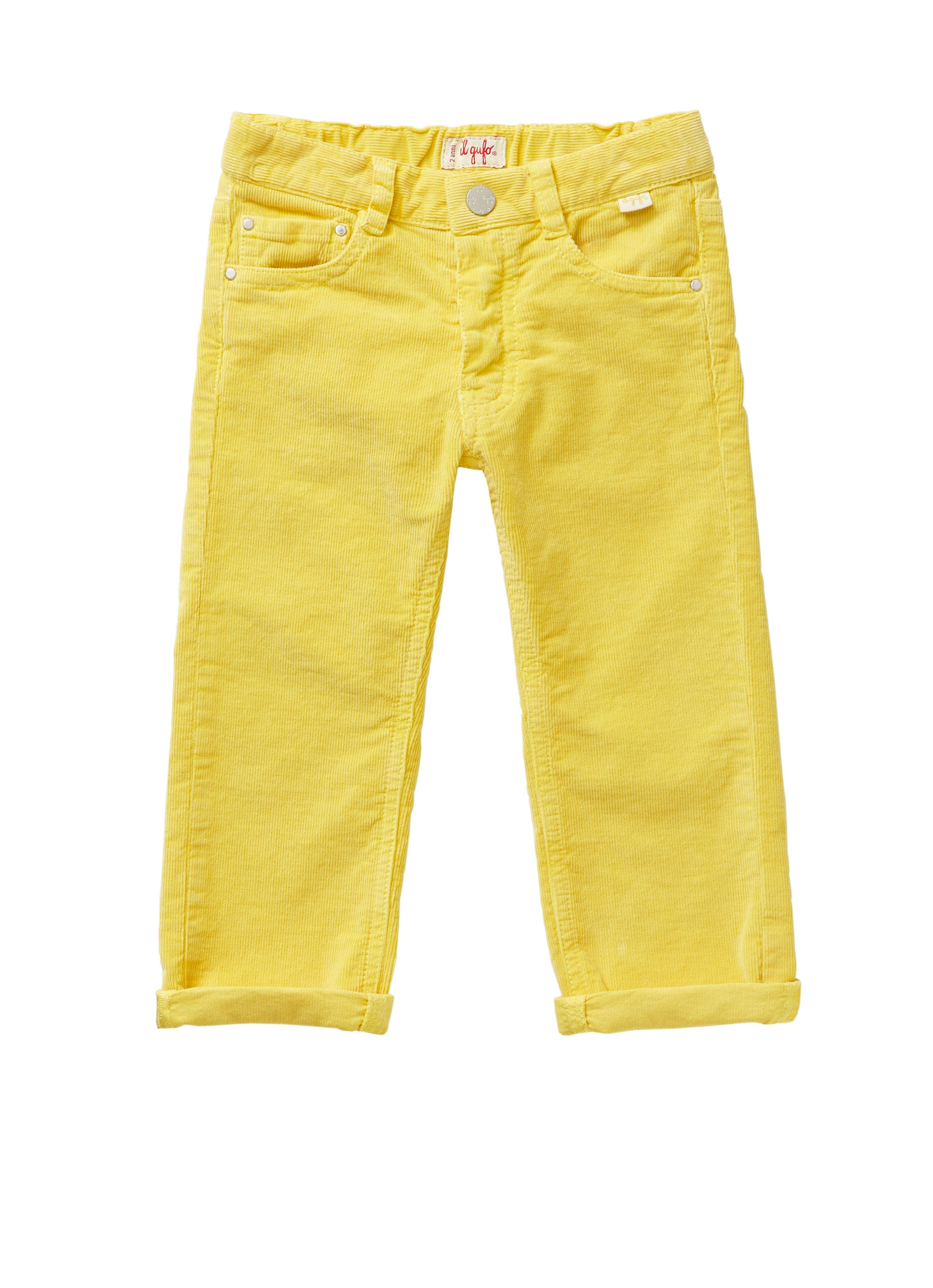Fine wale corduroy trousers - mimosa yellow