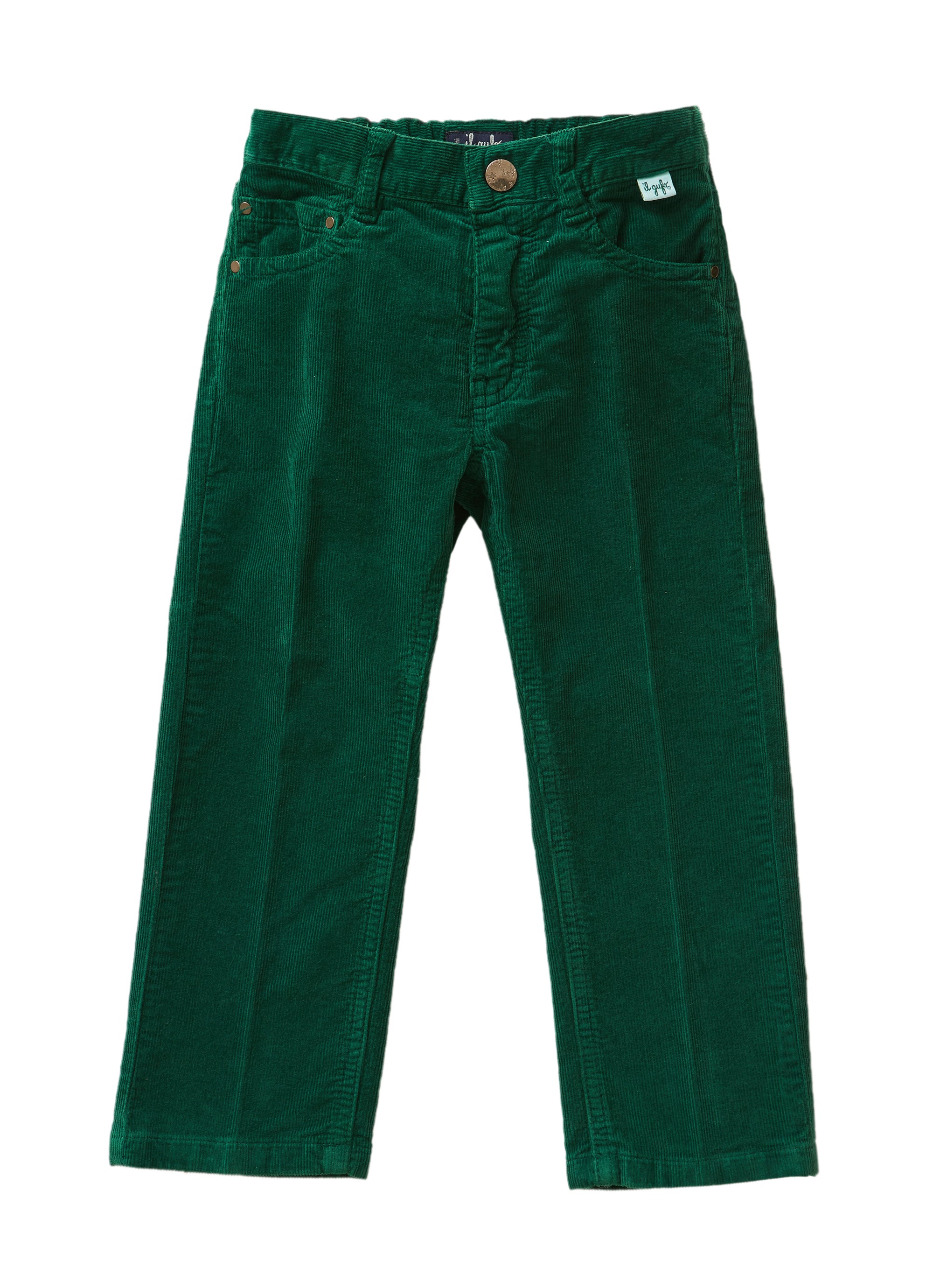 Corduroy trousers - grass green