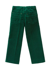 Corduroy trousers - grass green