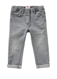 Ripped denim jeans - grey