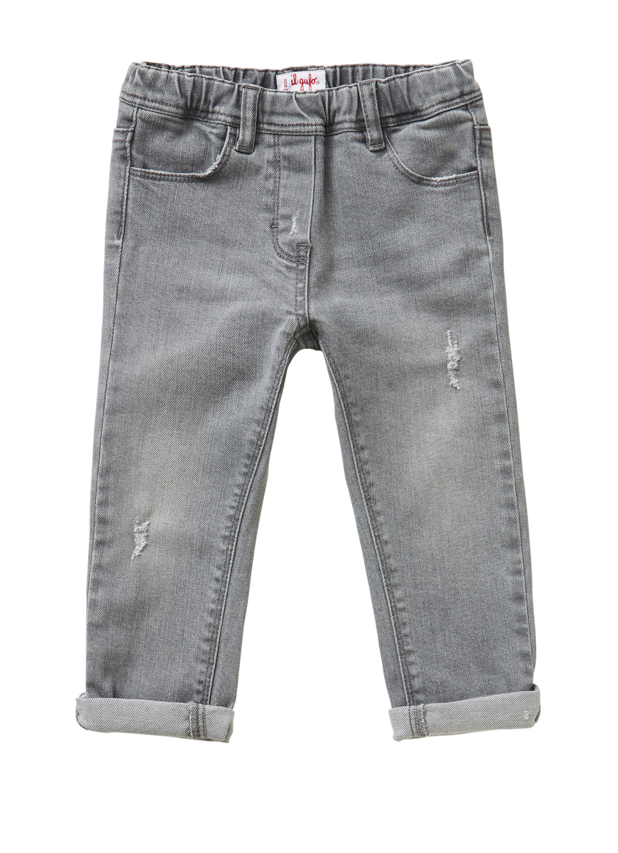 Ripped denim jeans - grey
