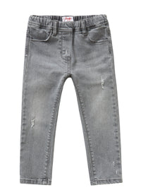 Ripped denim jeans - grey