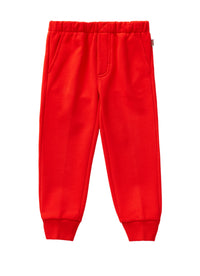 Cotton trousers - lava red