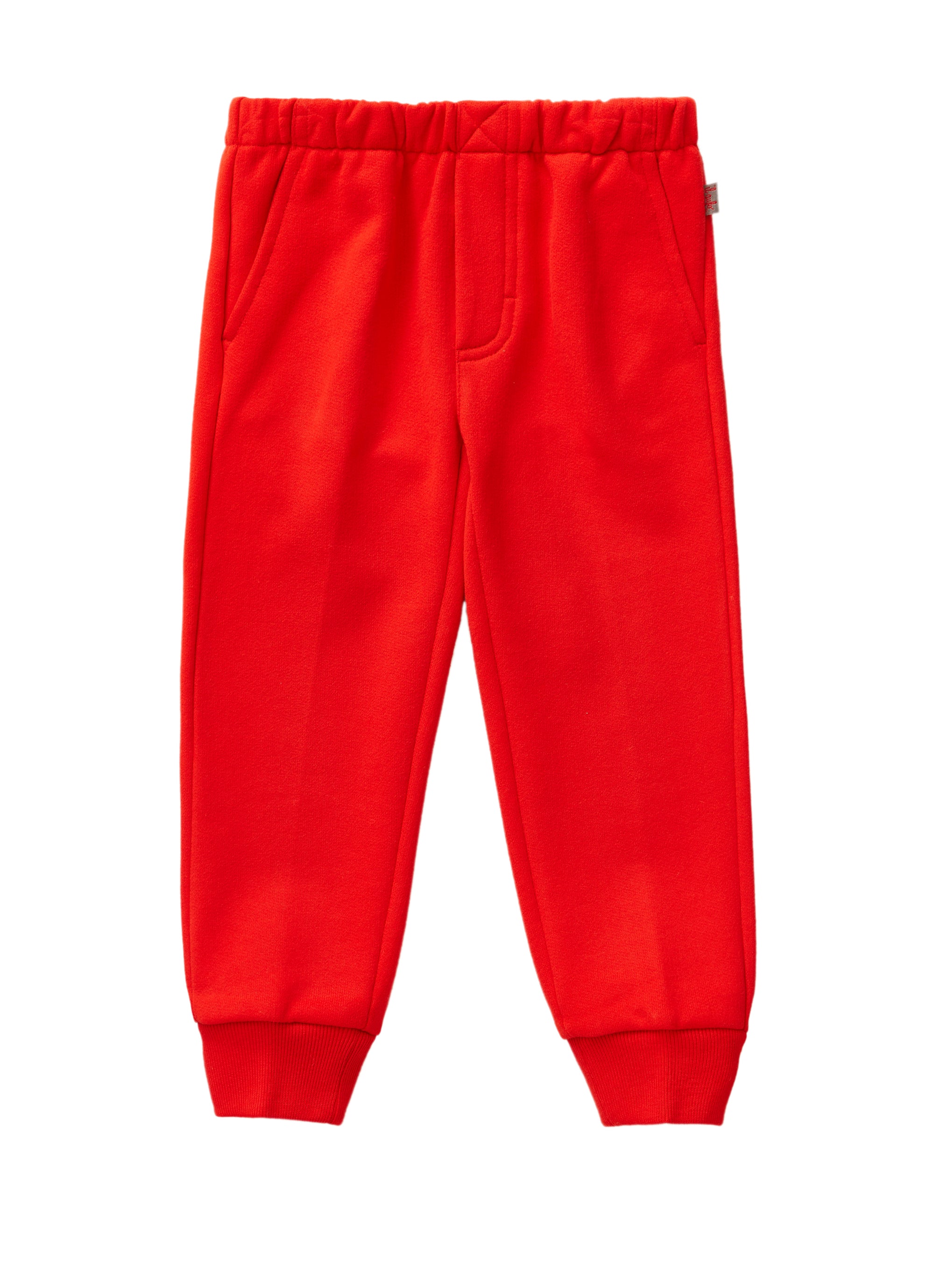 Cotton trousers - lava red