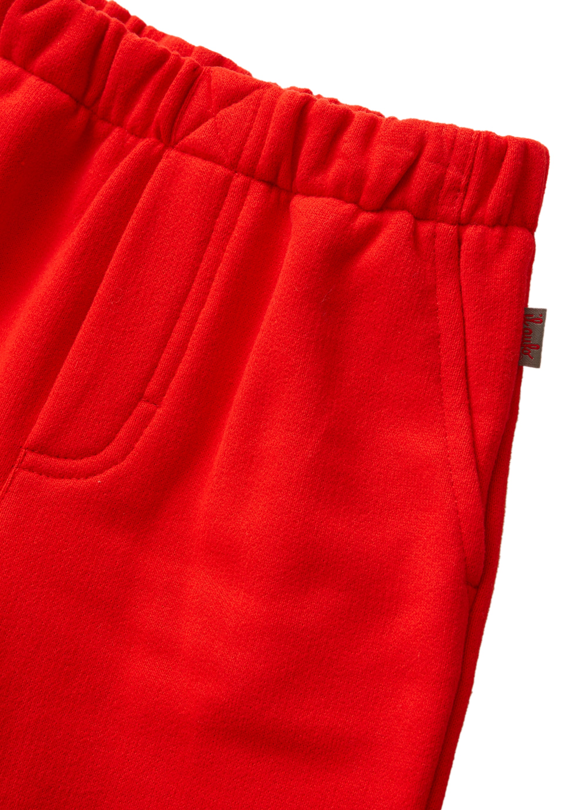 Cotton trousers - lava red