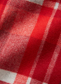 Tartan Capri Pants - red