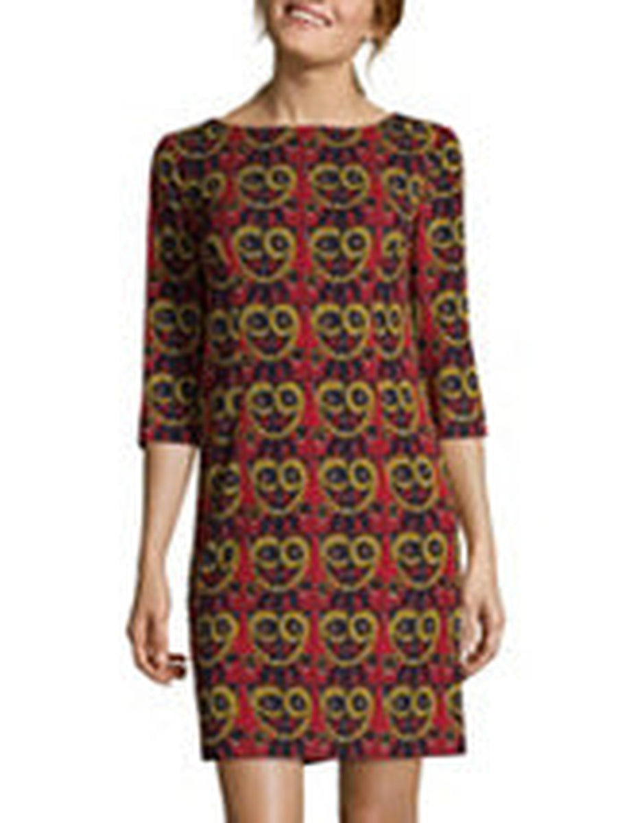 3qty RELIQUAT 130€ 0%  / Robe droite Justine - Mascarade Red