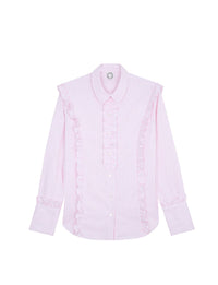 2qty RELIQUAT 95€ 0%  / Chemise Lucina à volants - Pink Pale