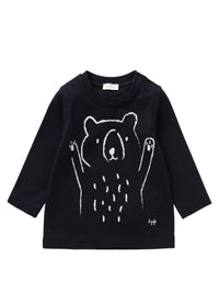 T-Shirt With Bear Motif