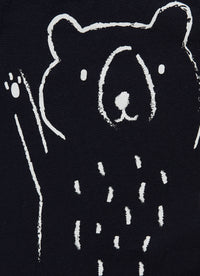 T-shirt with bear motif