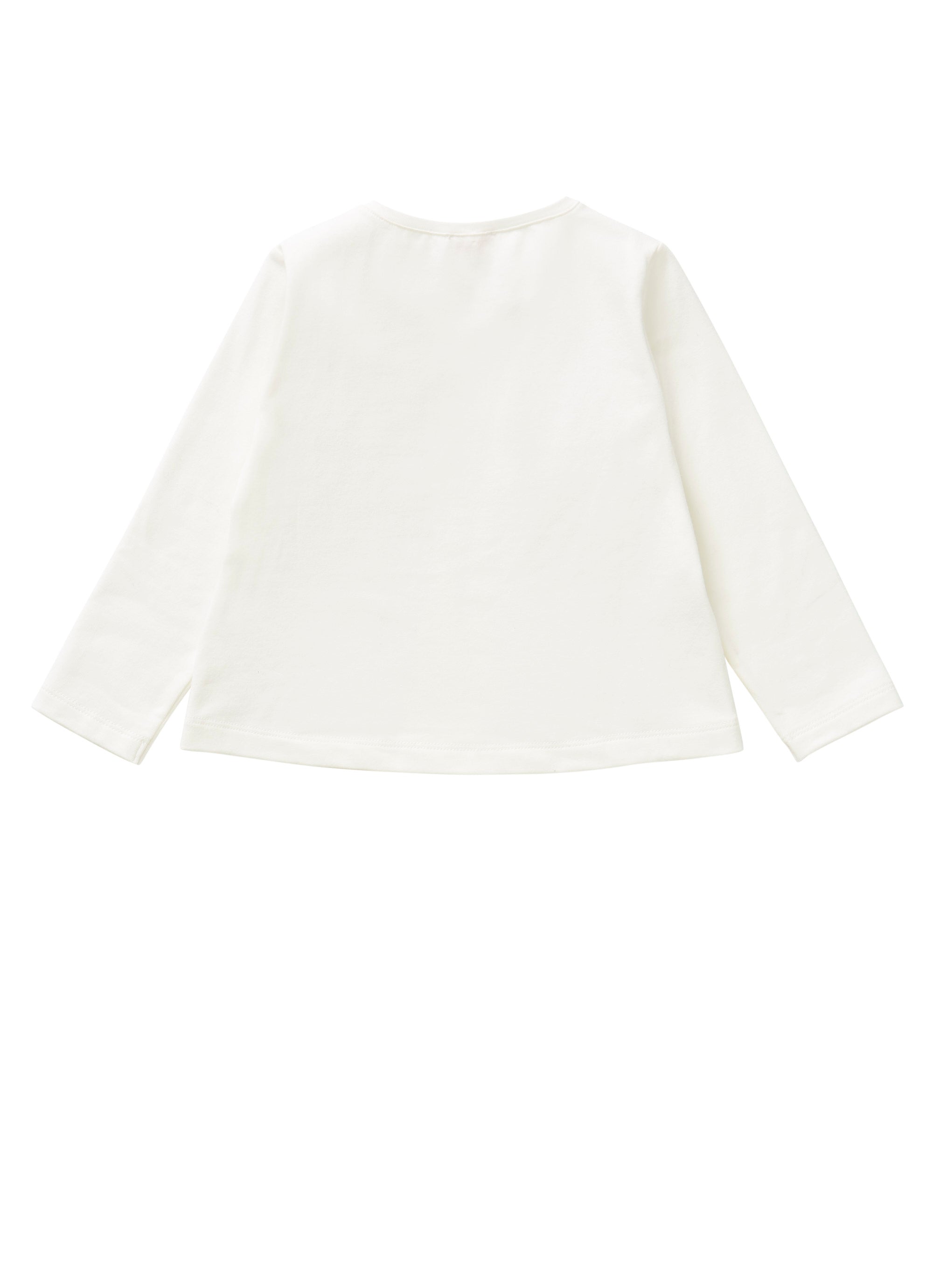 Long-sleeve T-shirt with deer motif