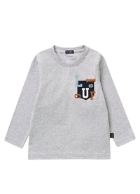 T-Shirt With Pocket And Lettering