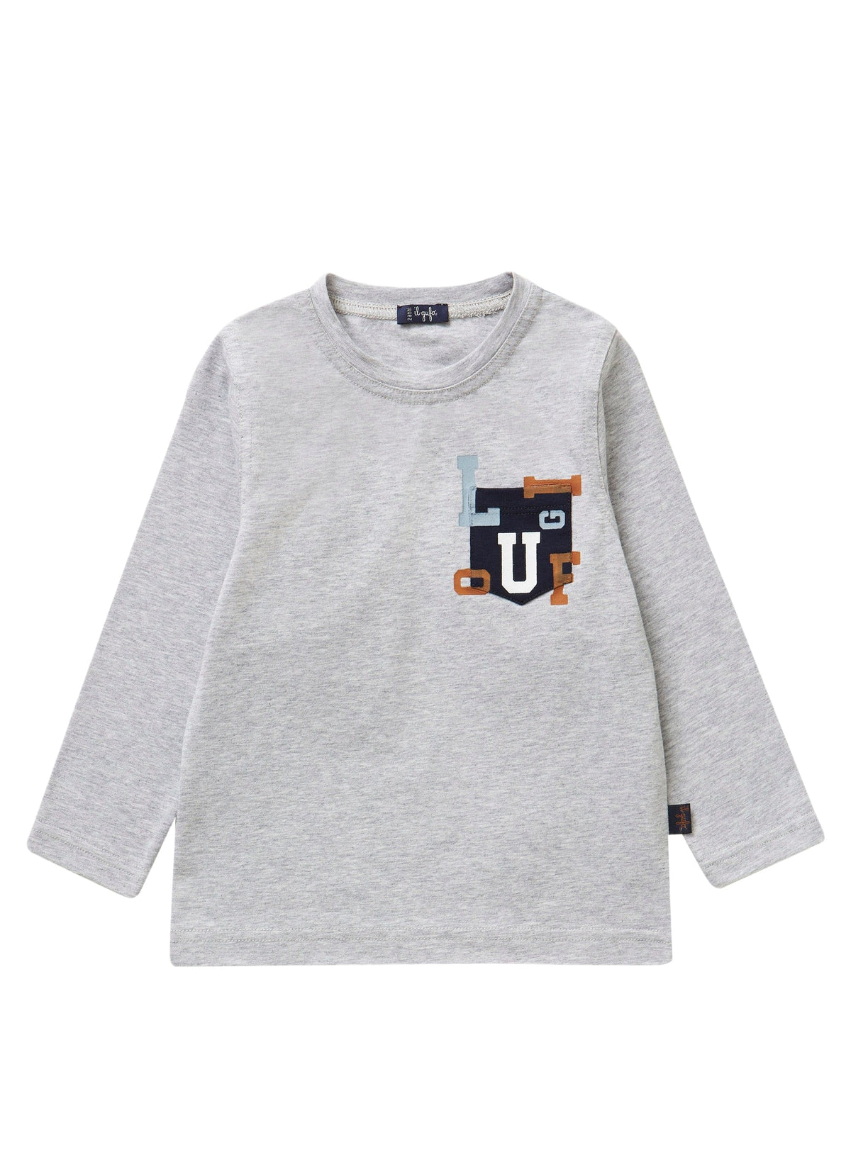 T-Shirt With Pocket And Lettering
