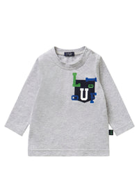 T-Shirt With Il Gufo Print On The Pocket.