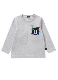 T-shirt with Il Gufo print on the pocket.