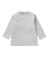 T-shirt with Il Gufo print on the pocket.
