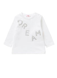 T-shirt with "Dream" lettering