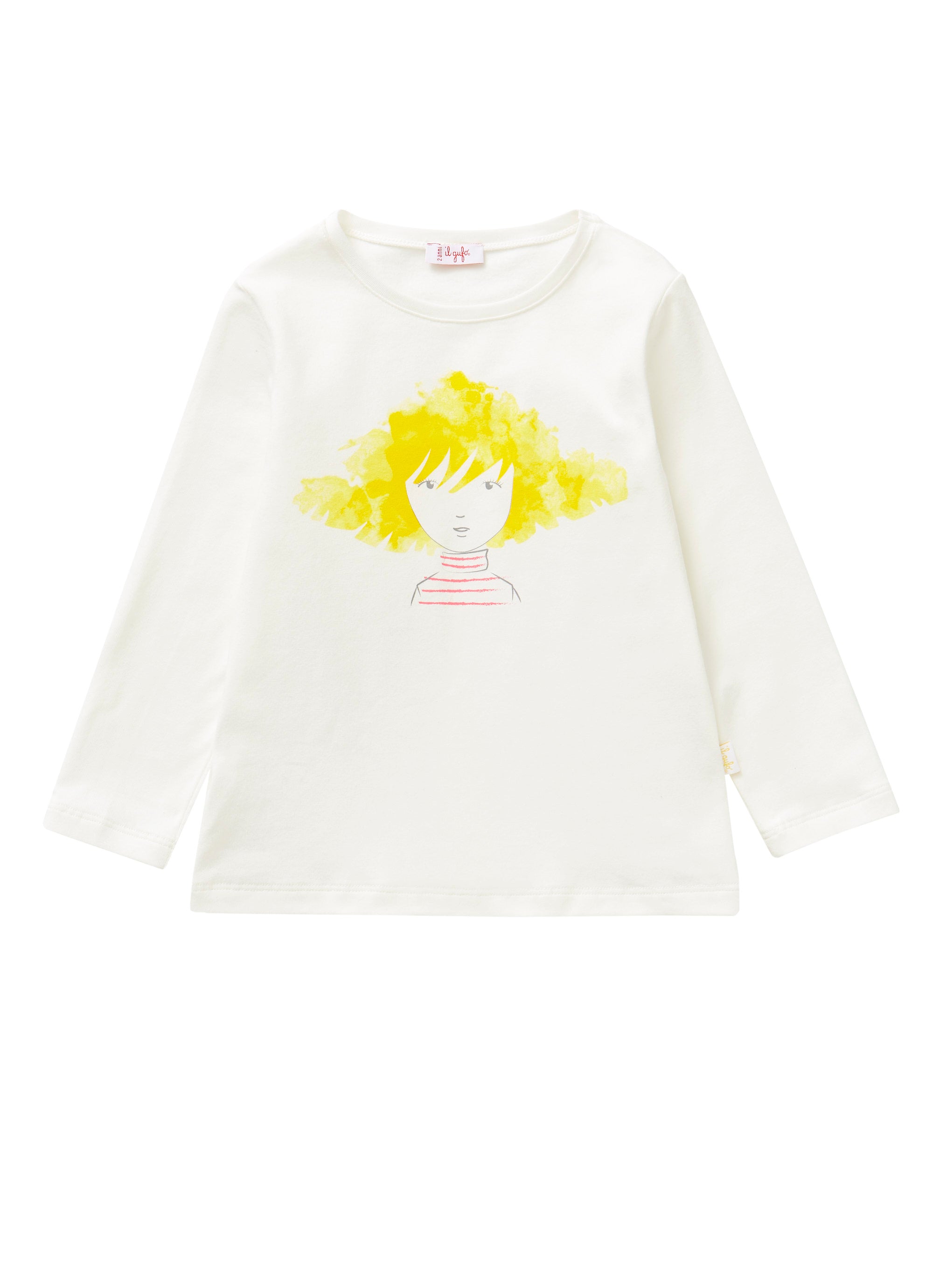 T-shirt with little blonde girl motif